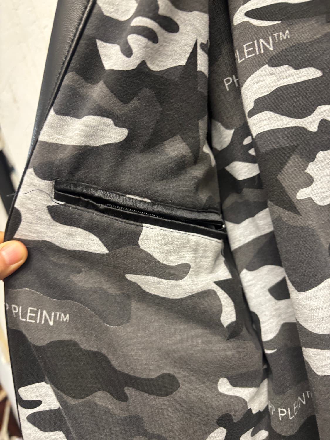 필립 플레인 스컬 레더 봄버 상품이미지5