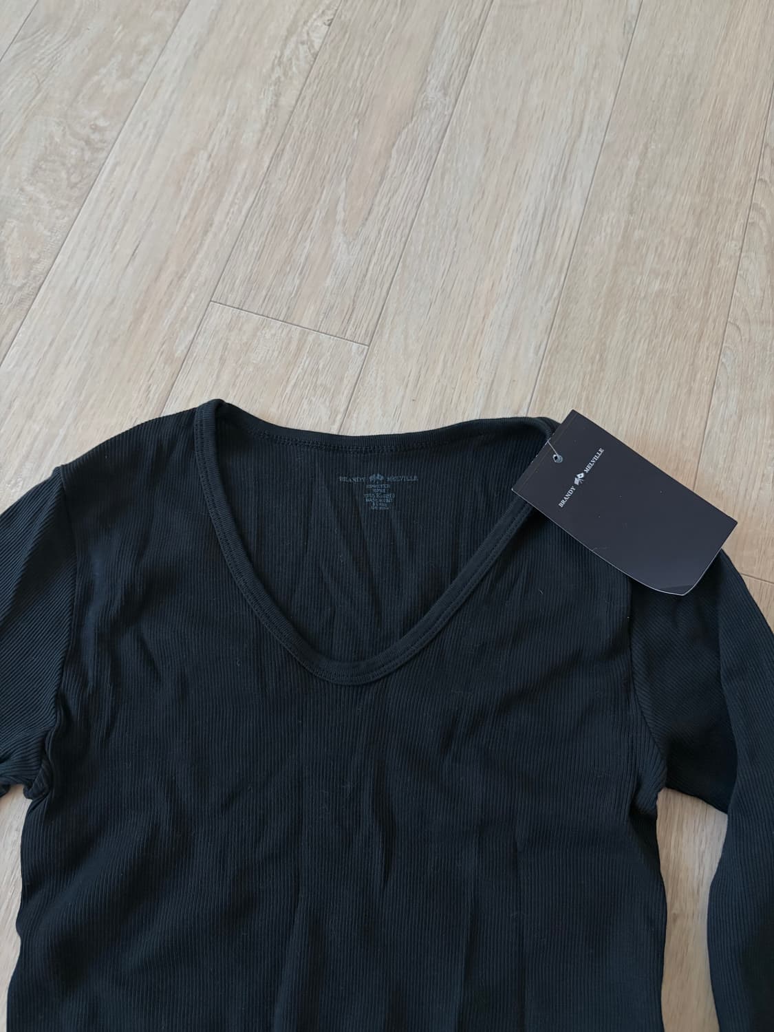 브랜디멜빌 골지 긴팔 티셔츠 상품이미지4