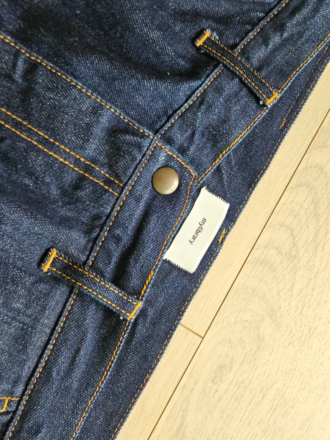 마이라이브러리 (Mylibrary) 데님 121 덩가리 팬츠 L 상품이미지3