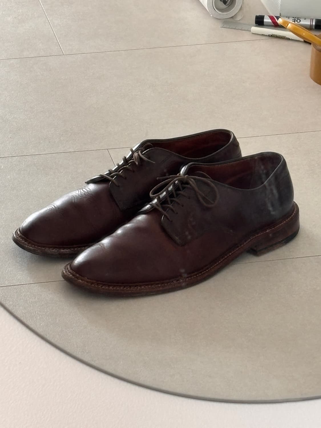 알든 293647 서비스 슈즈 / 브라운 크롬악셀 US 8.5(265) 상품이미지1