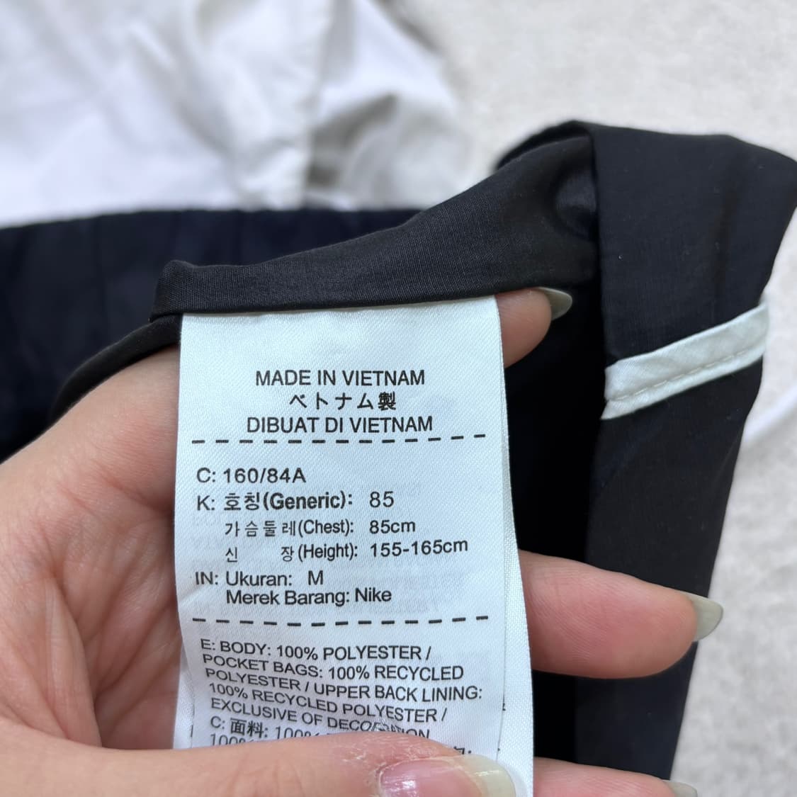 M 나이키 여성 윈드러너 바람막이 자켓 0519E 상품이미지4
