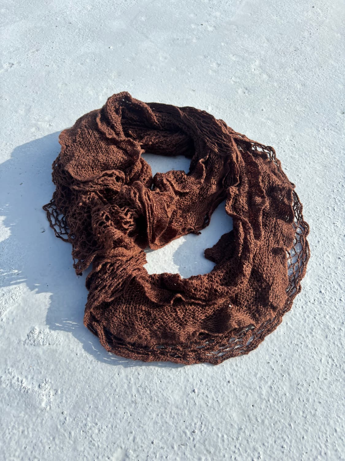 16. Brown layered scarf 2.8 상품이미지2