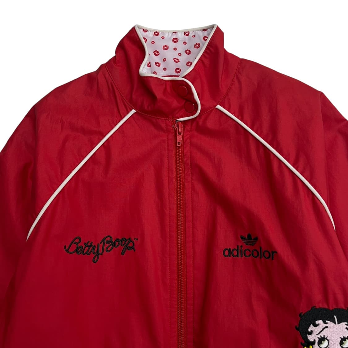 아디다스 X 베티붑 체커보드 레드 자켓 90 상품이미지5