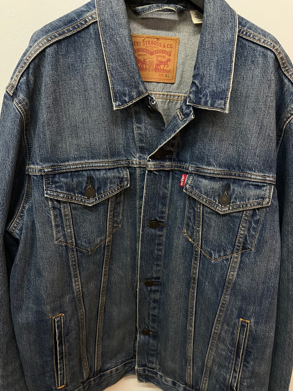 정품 리바이스 데님 자켓 XL 상품이미지3