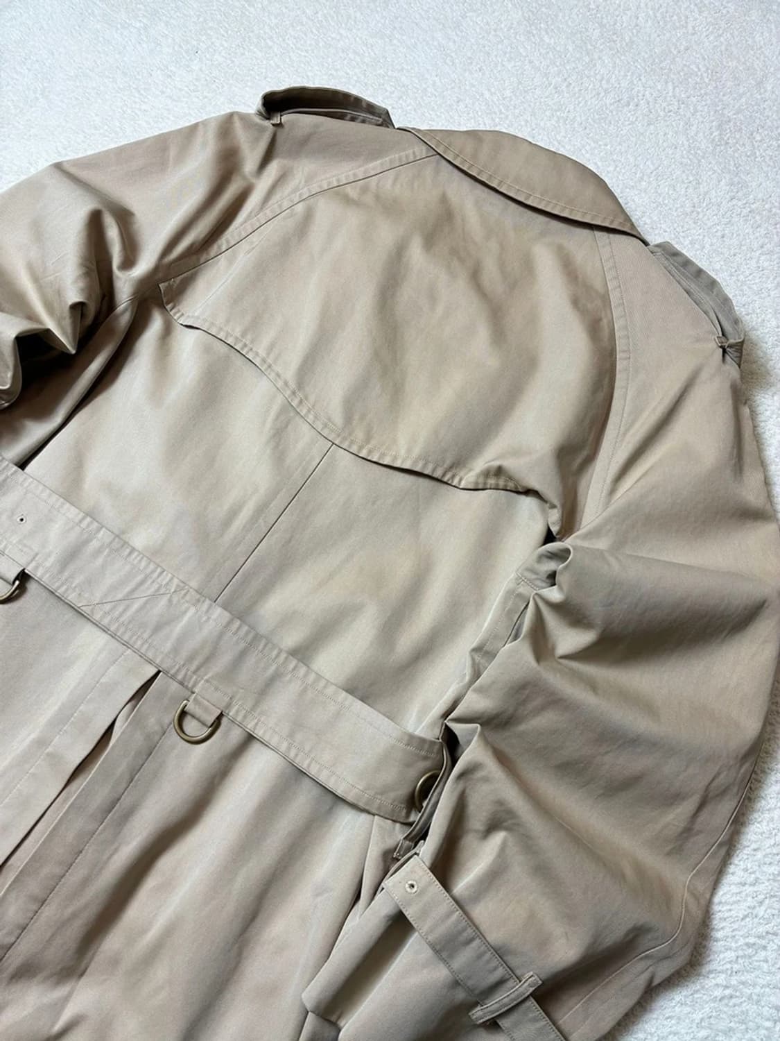 버버리 90's 재팬 더블 브레스티드 트렌치 코트 PN6457 상품이미지7