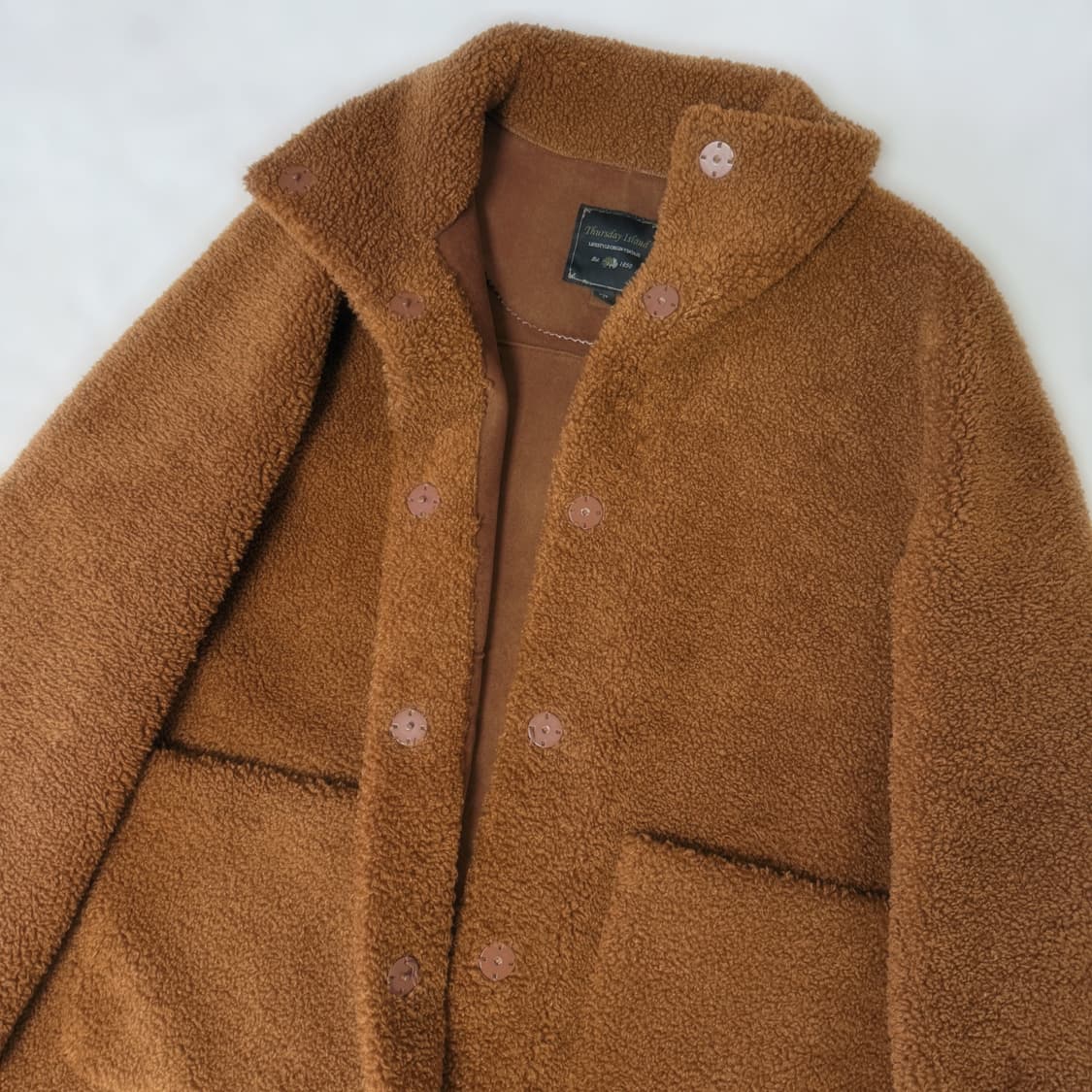 Thursday Island 써스데이아일랜드 테디베어 코트 상품이미지2