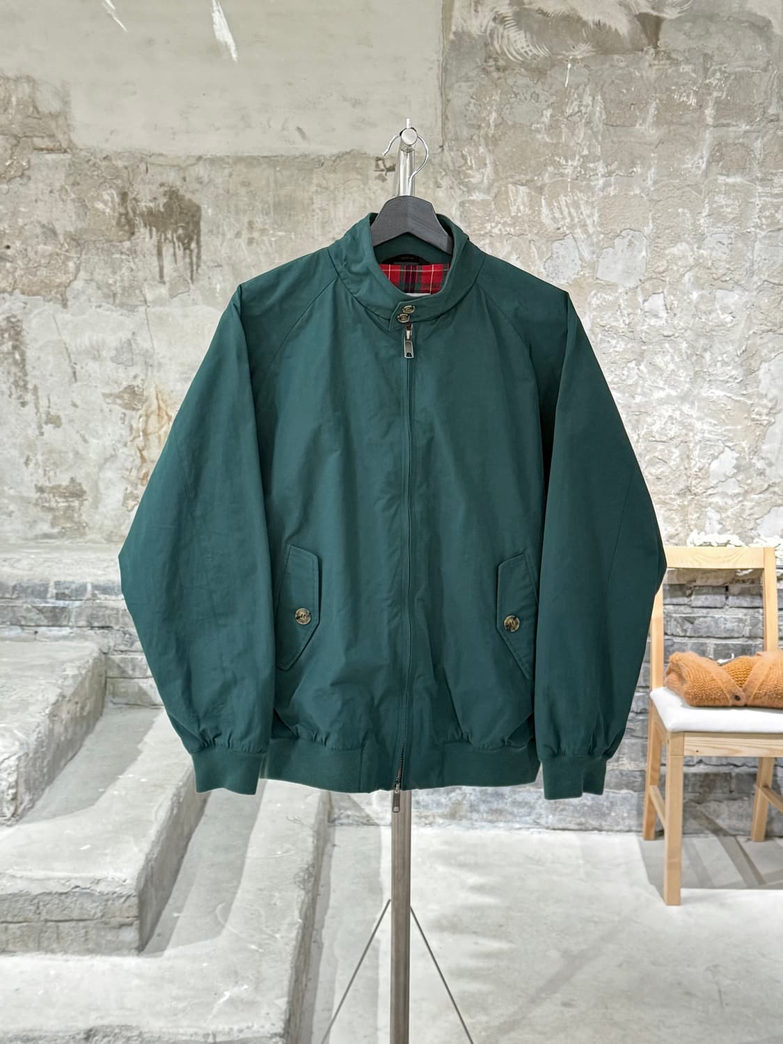 바라쿠타 G9 레이싱 그린 해링턴 자켓 상품이미지1