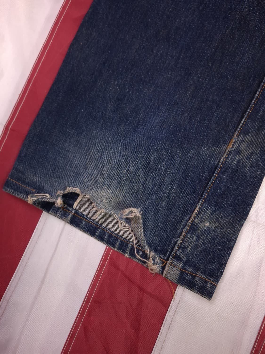 오리지날 미국제조 발렌시아 리바이스 501-XX 셀비지 데님진 상품이미지2