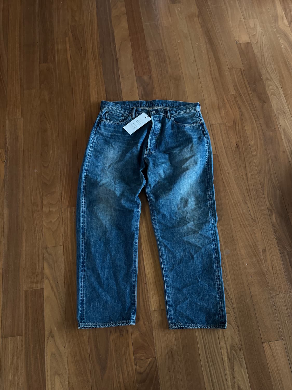 아프레쎄 Washed Wide Denim Pant AP-4002 상품이미지1