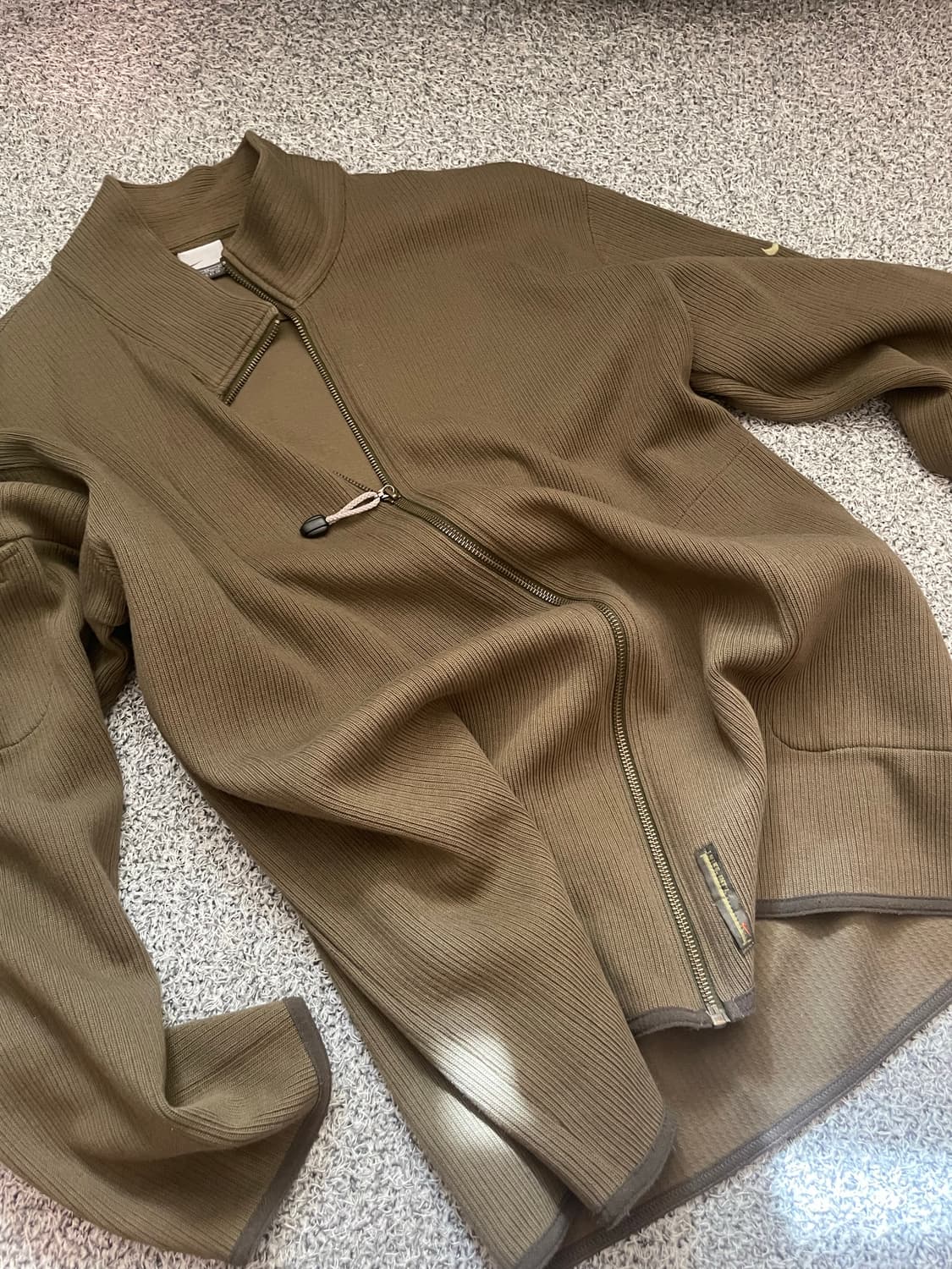 nike drivers cotton 니트 집업 XL 상품이미지2