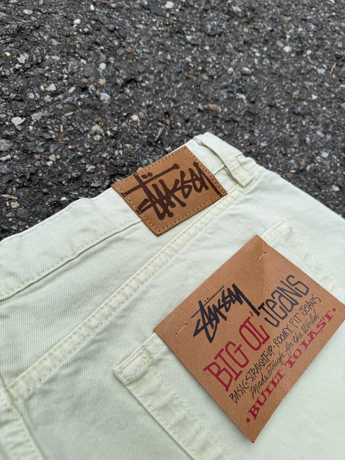Stussy Big 'Ol Jeans In Cream 스투시 팬츠 상품이미지3