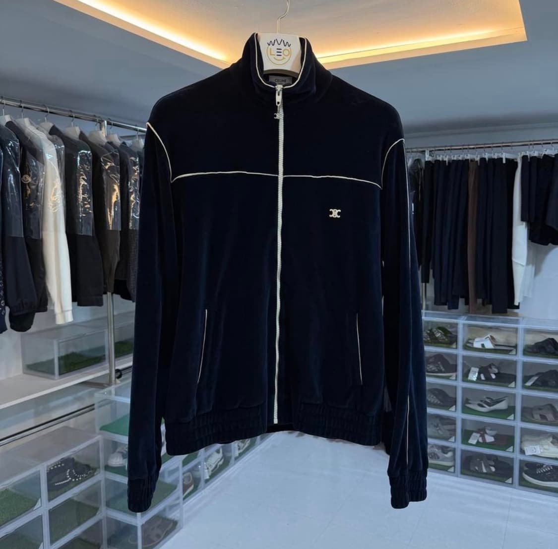 [리오브전포점] 셀린느 트리오페 벨루어 트랙 벨벳 집업 상품이미지1