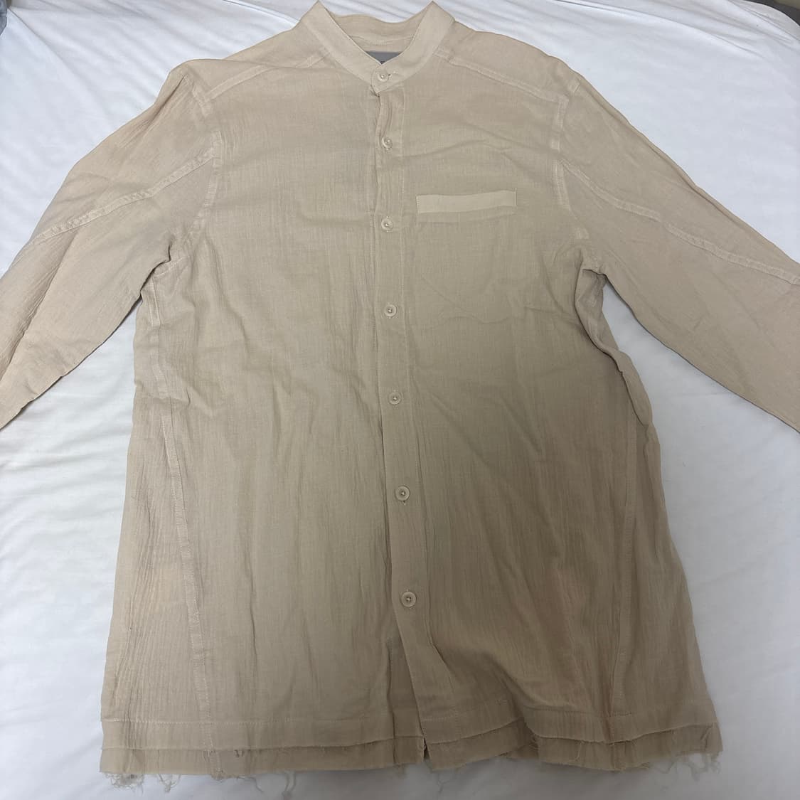 프로페서이 차이나카라 셔츠 46사이즈 상품이미지1