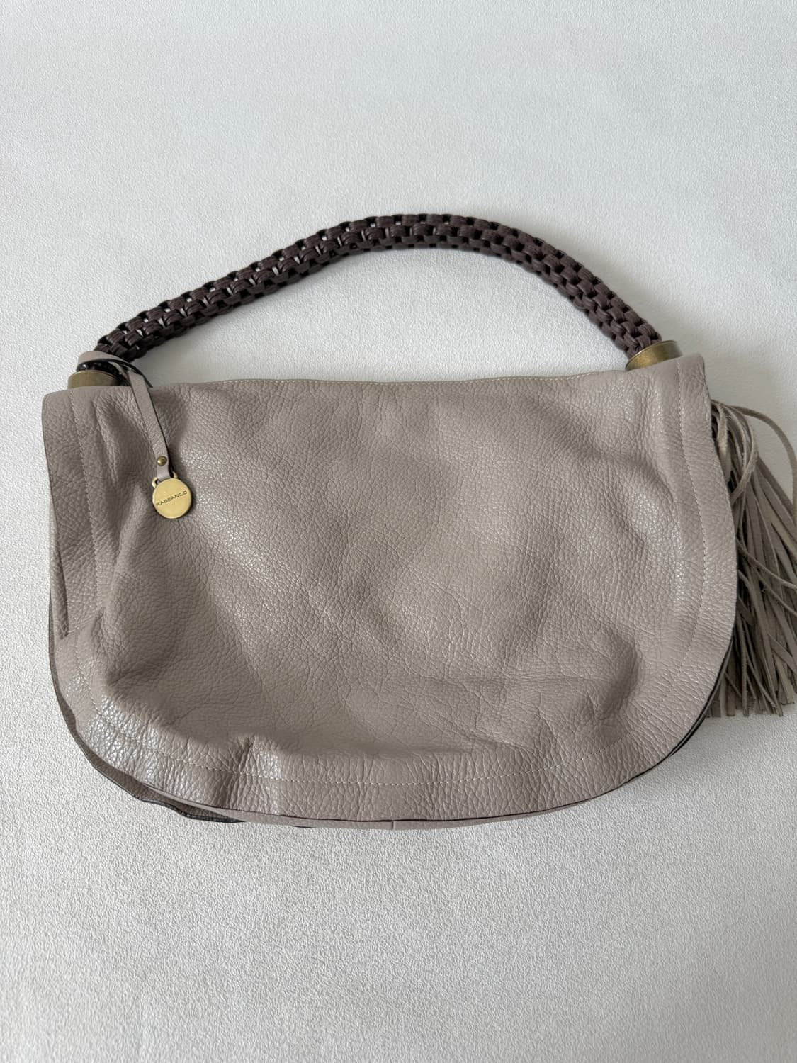 Pre owned 레더 숄더백 상품이미지2