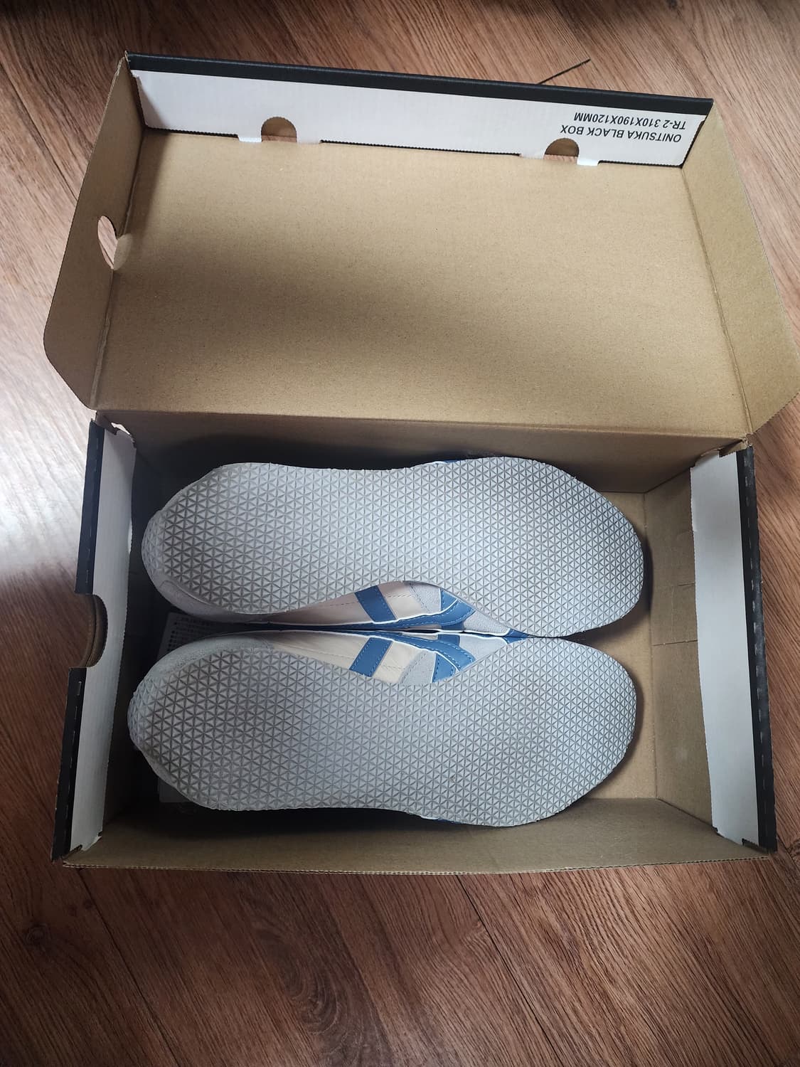 오니츠카 타이거 런스파크 크림블루 250 상품이미지4