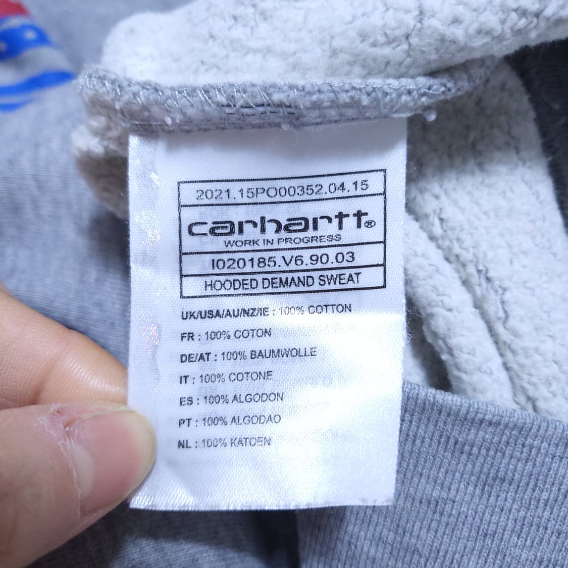 칼하트 남성 후드 S 0312 상품이미지7