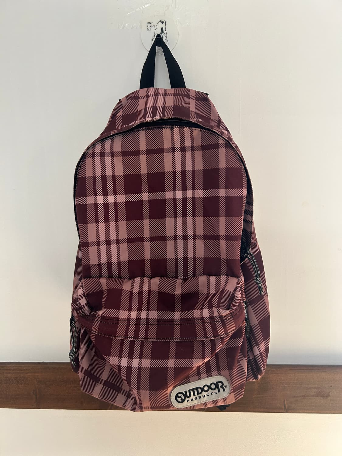 Outdoor products 타탄체크 백팩  상품이미지1