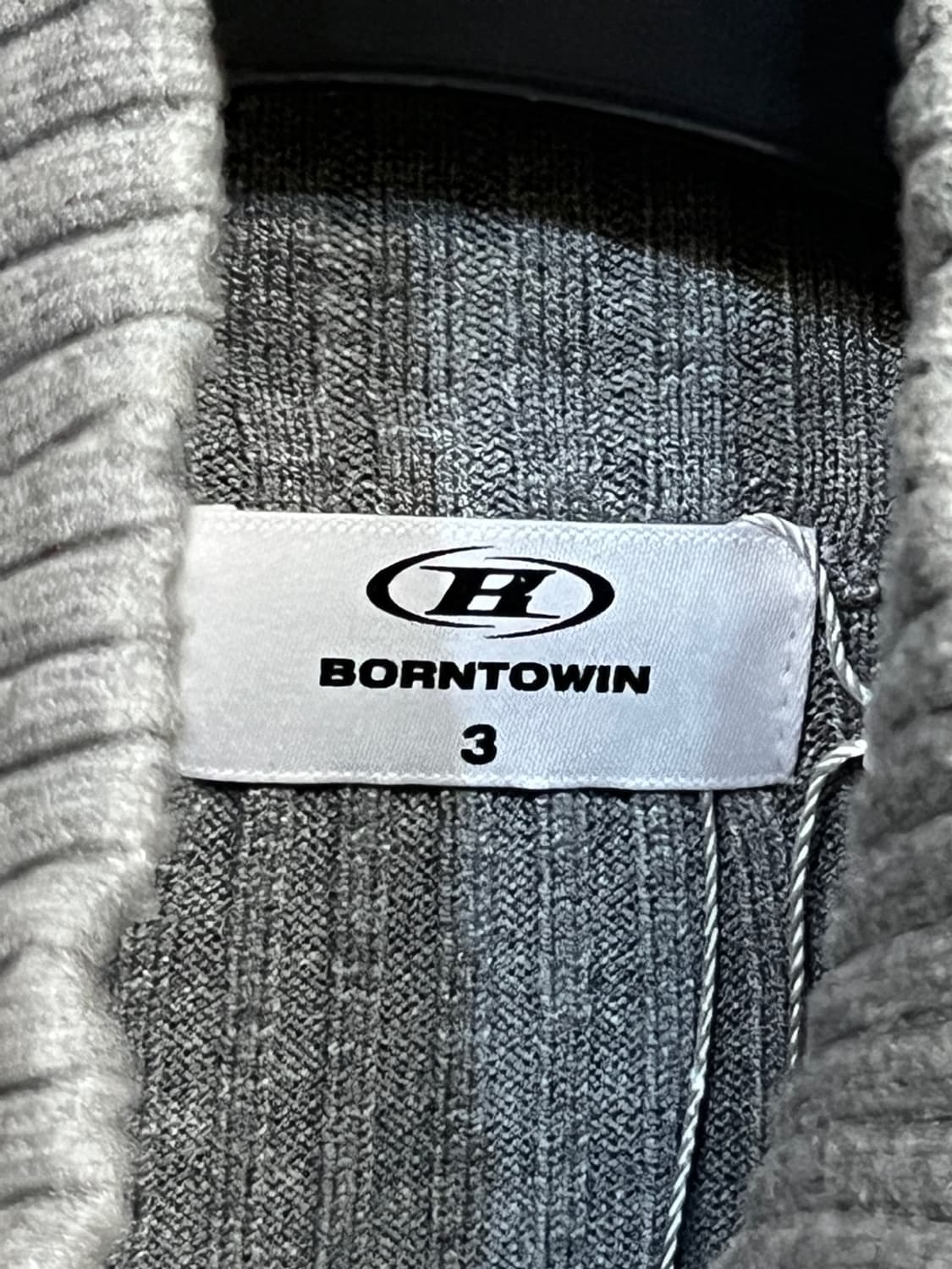 본투윈 머슬핏 니트 집업 상품이미지6