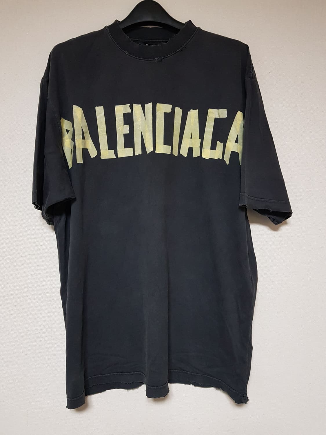 발렌시아가 테이프 반팔 티셔츠 상품이미지2