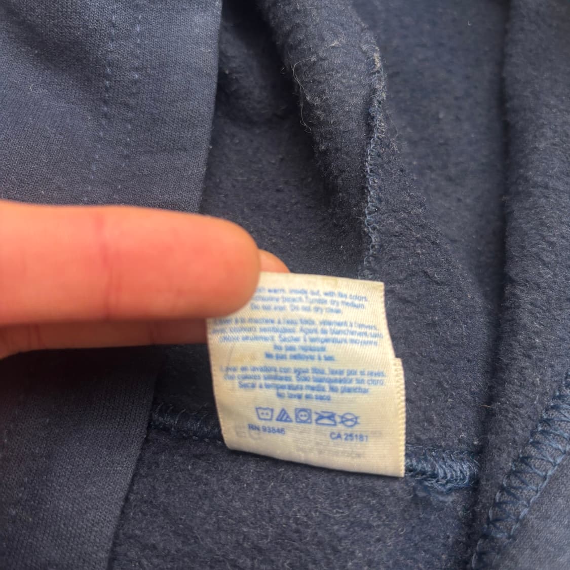 길단 빈티지 치카노 프린팅 네이비 후드집업 XL 상품이미지9