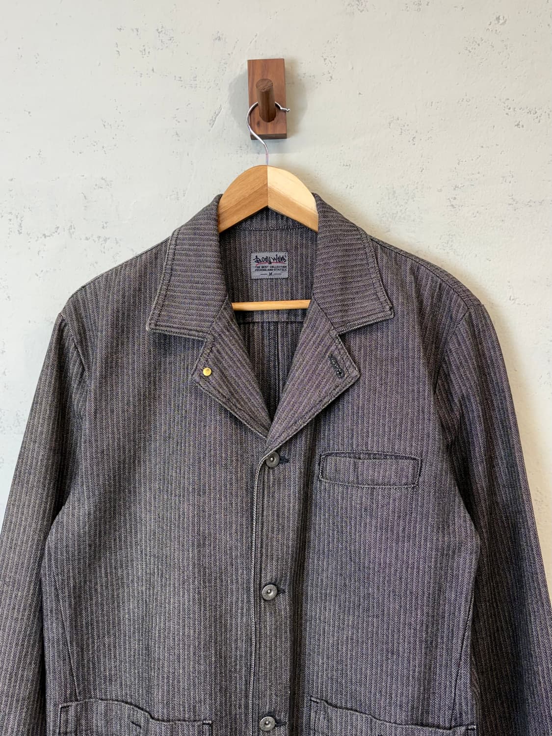 JPN 빈티지 헤링본 데님 초어 워크자켓 상품이미지4