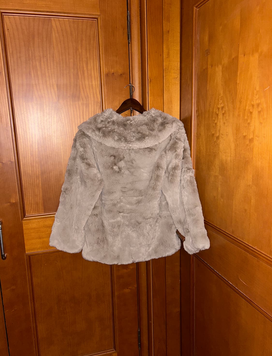 Beige Fur Jacket 상품이미지3