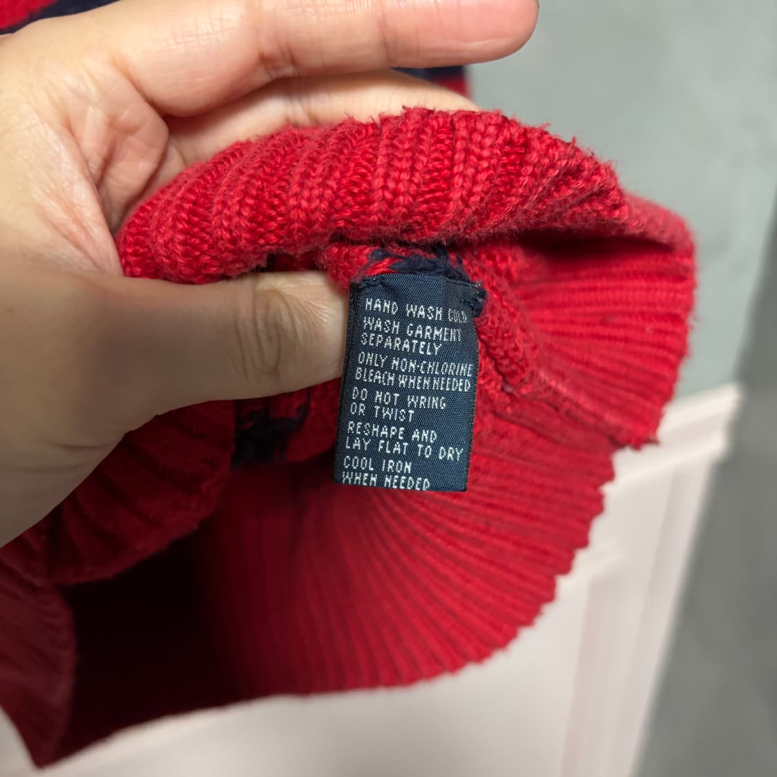 폴로 랄프로렌 크리스마스 니트 빨강 상품이미지3