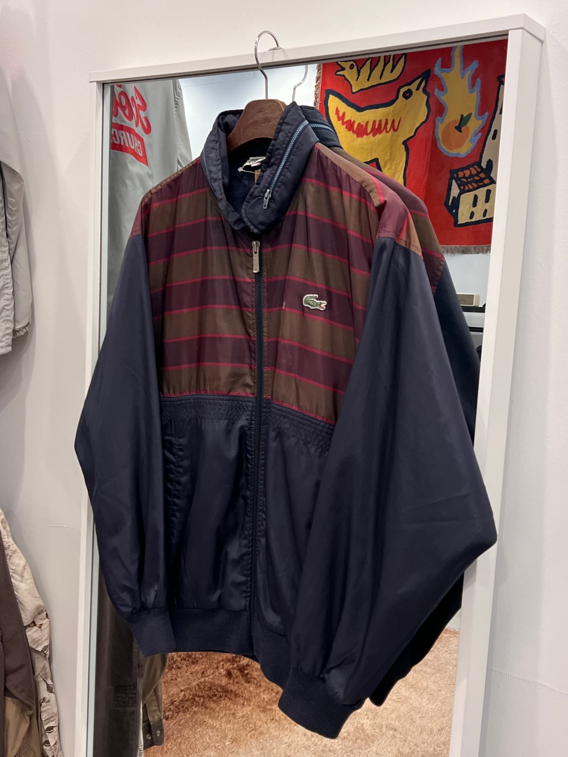 90s Lacoste 라코스테 블루종 자켓 상품이미지1
