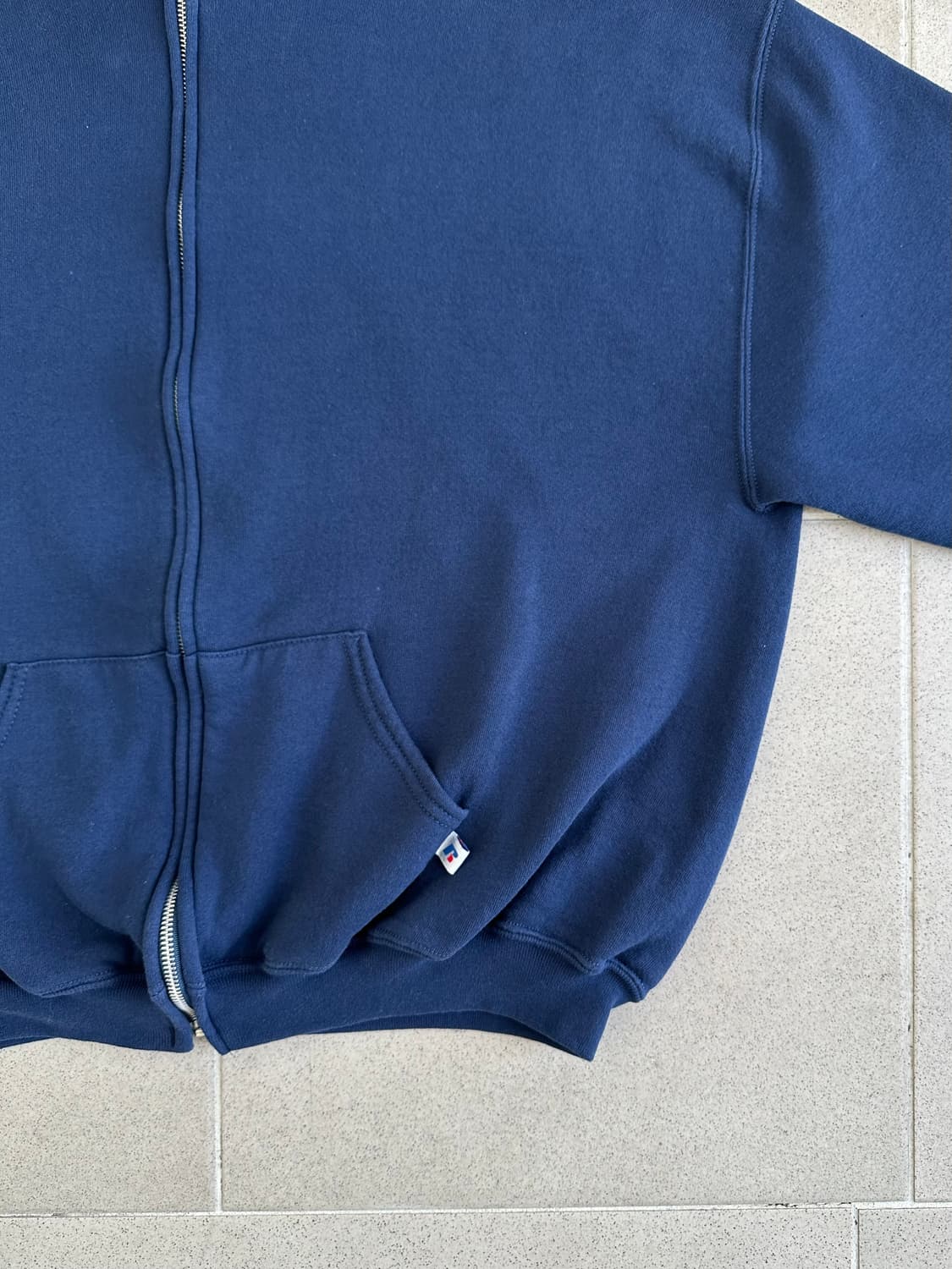 00s 빈티지 러셀 후드집업 네이비 XL 상품이미지3