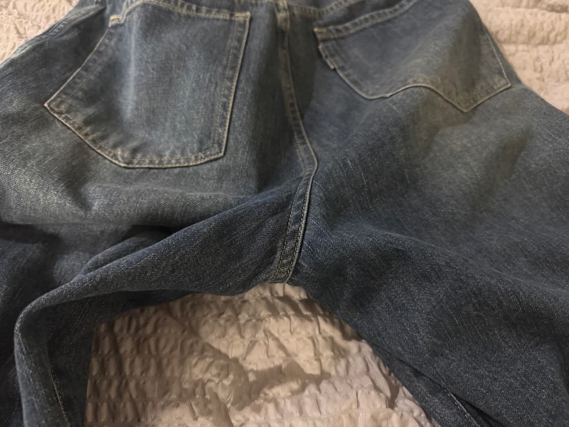 포터리 원워시드 와이드 데님 딥 블루 0사이즈 상품이미지5