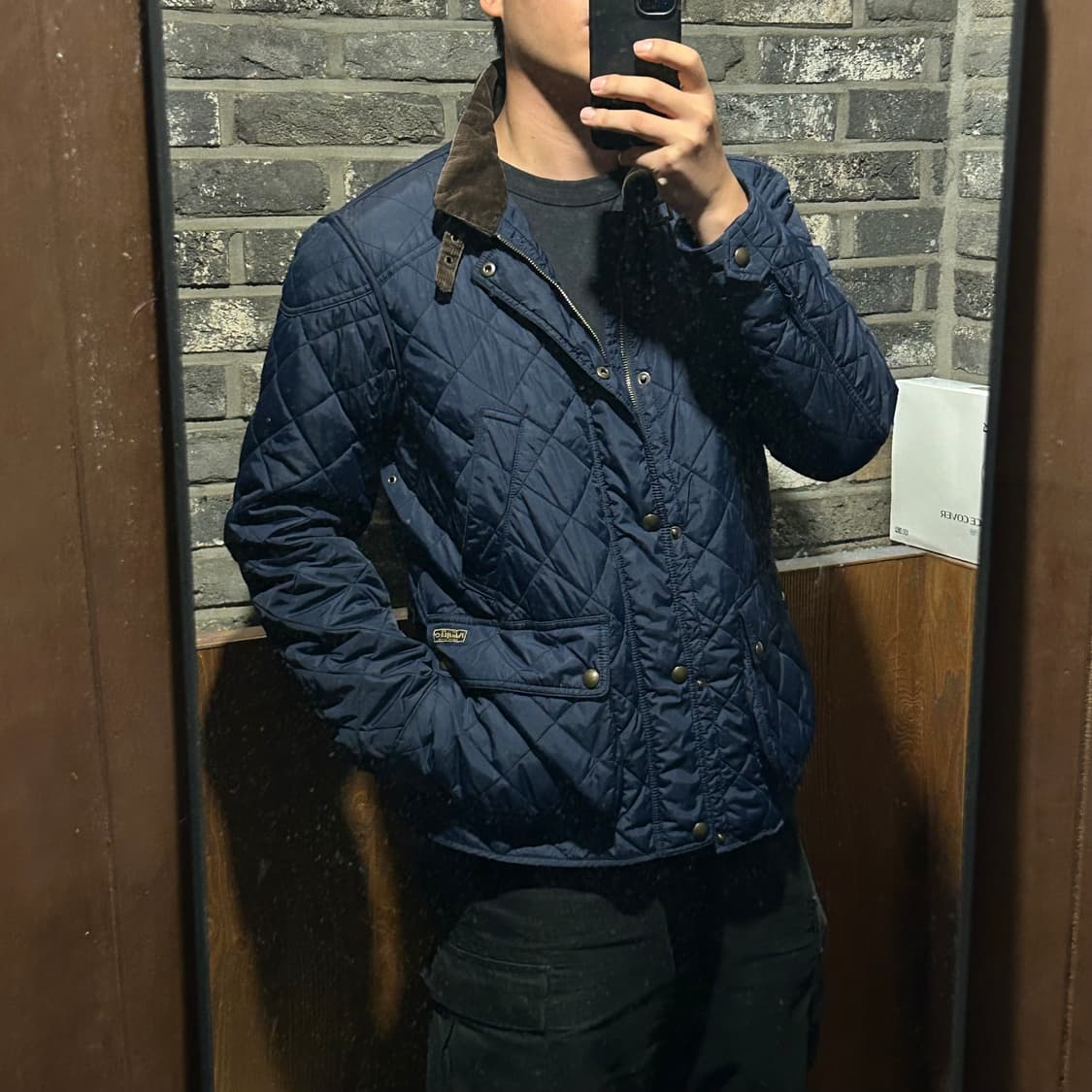 L) 폴로 랄프로렌 클래식 다이아몬드 퀼팅 바버 자켓 상품이미지10