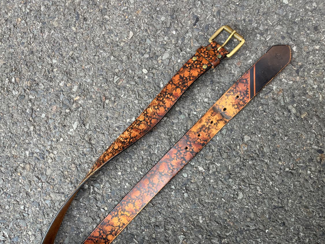 (UK made) paul smith 리얼레더 패턴 벨트  상품이미지2