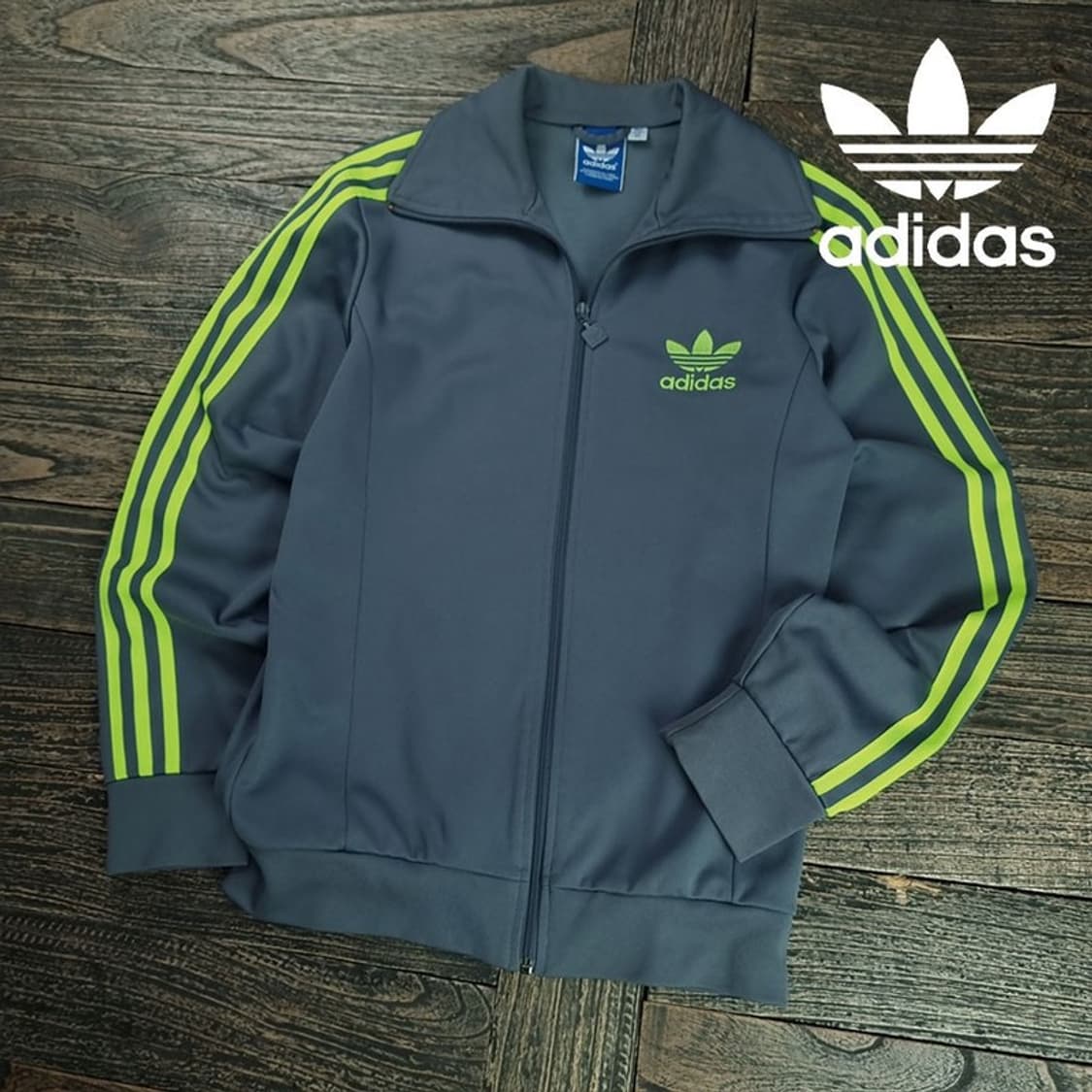 [아디다스] 유로파 져지 트랙탑 집업 자켓 그레이 M19673 상품이미지1