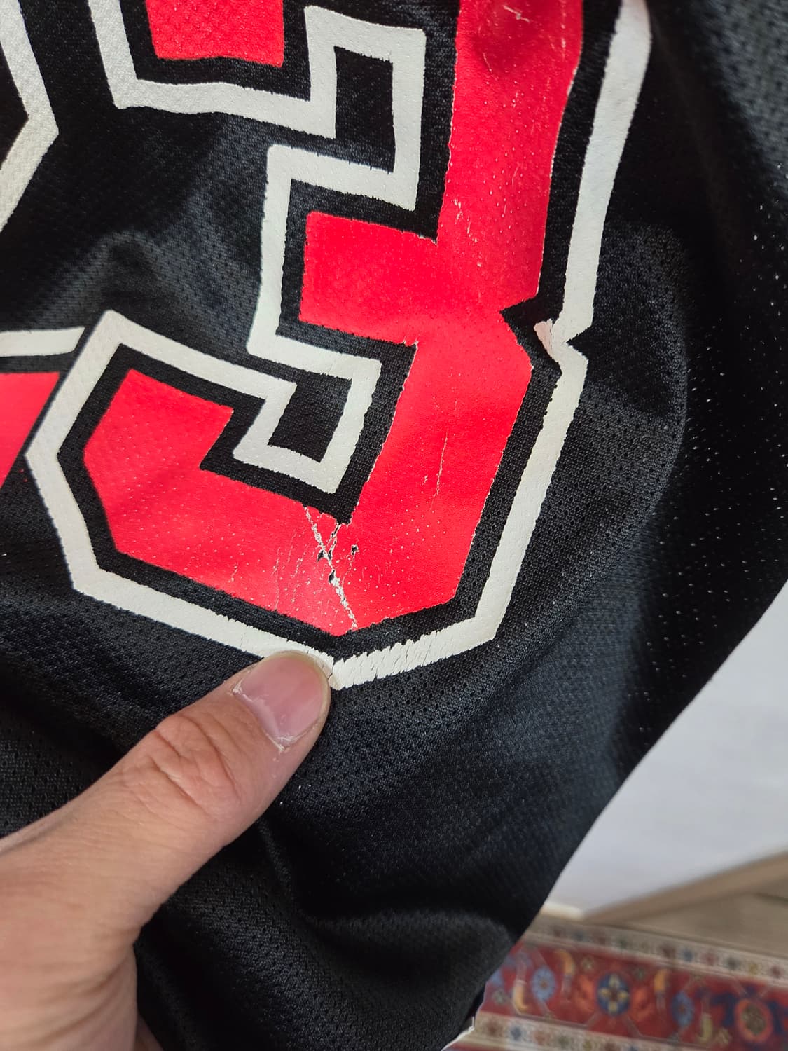 챔피온 nba 올드스쿨 시카고불스 조던 메쉬 민소매나시 M 상품이미지6