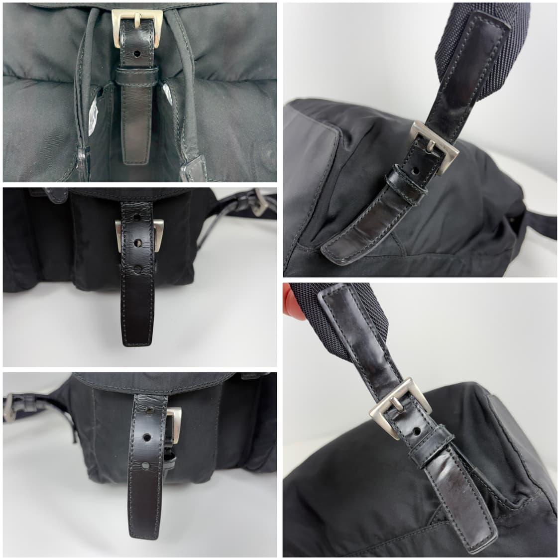 프라다 나일론 투포켓 스몰 백팩 상품이미지10