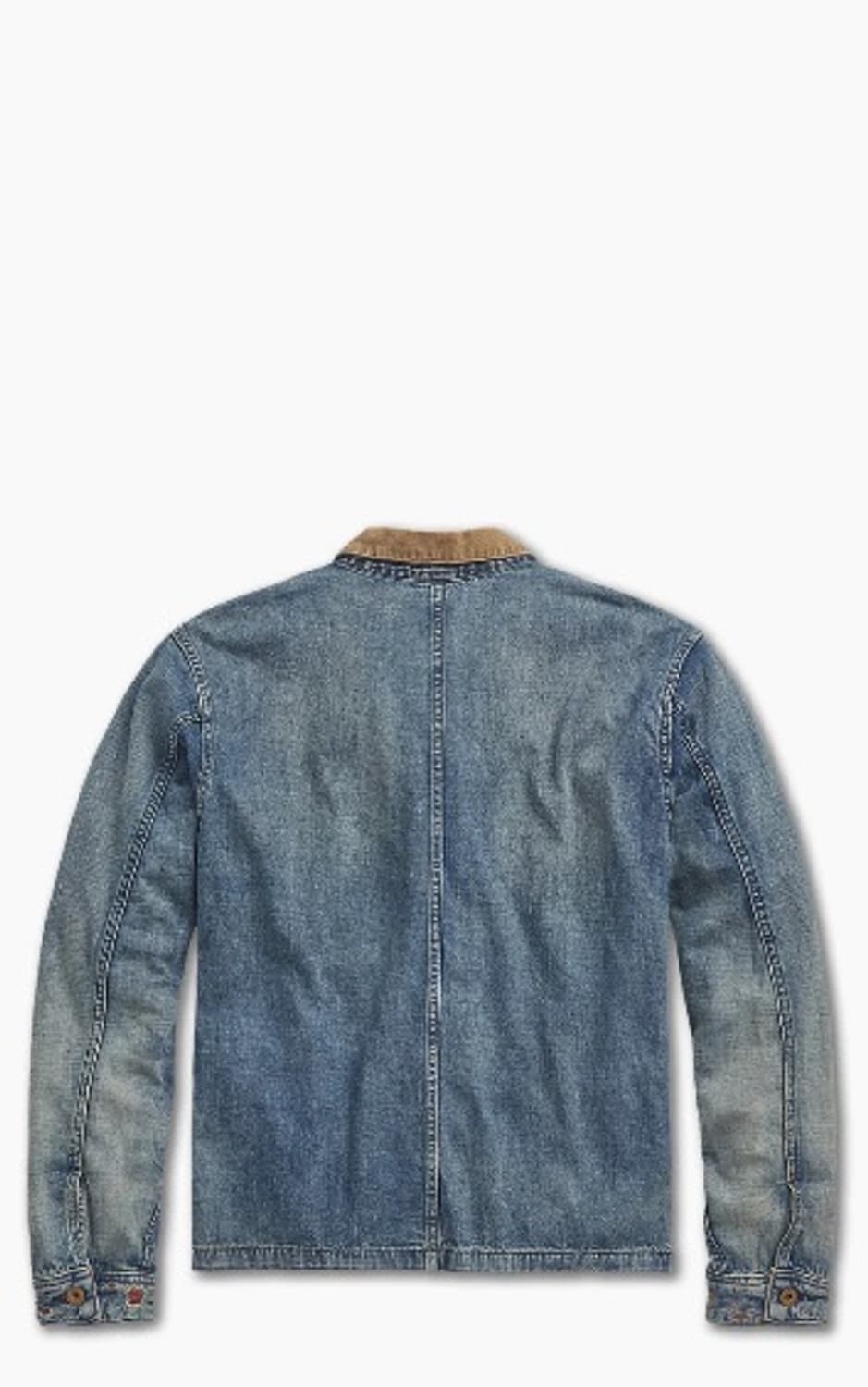 RRL 더블알엘 23FW 리페어드 캠튼 데님 워크 자켓 L사이즈 신품급 상품이미지4