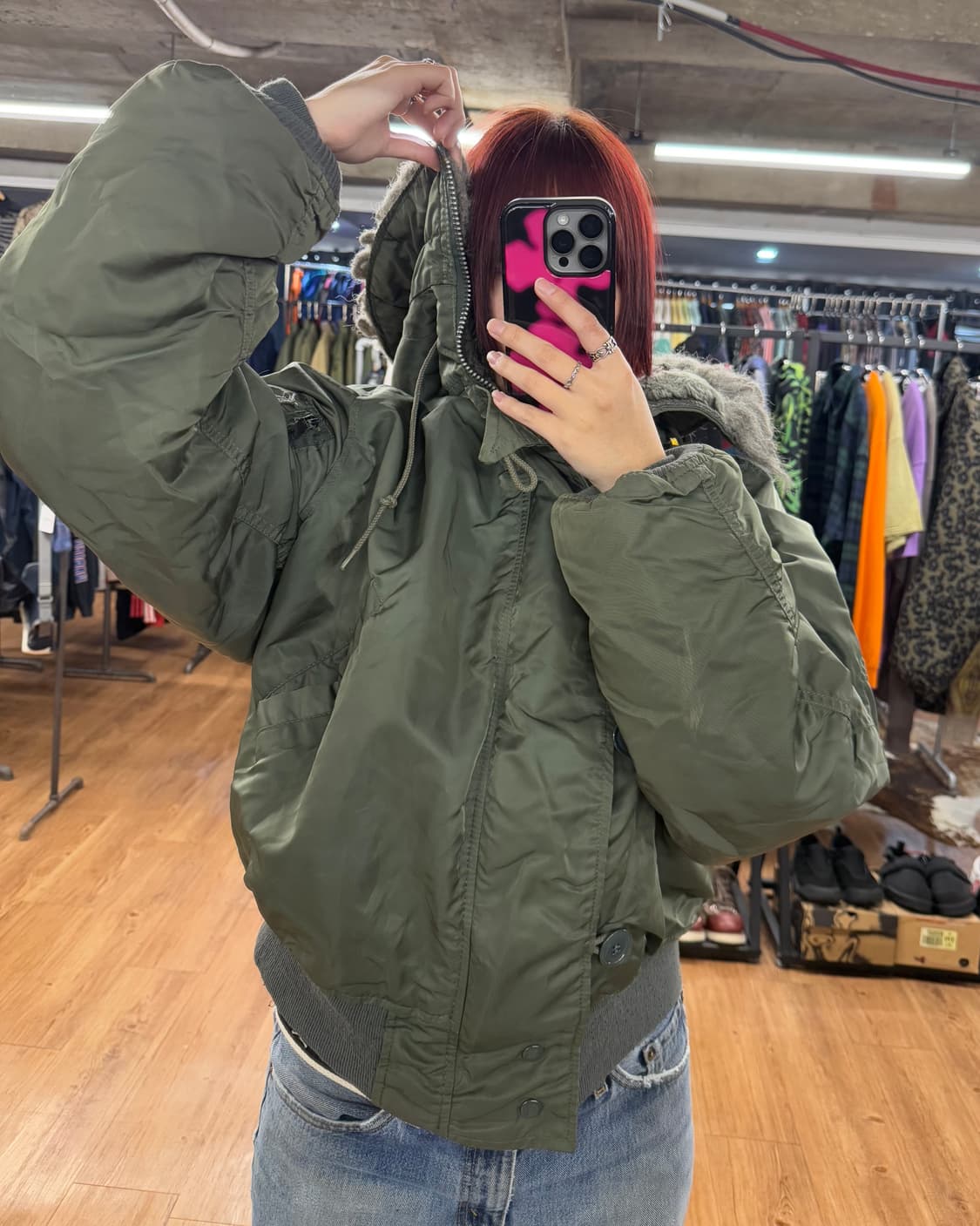 90s 알파인더스트리 N2B 파카 상품이미지2