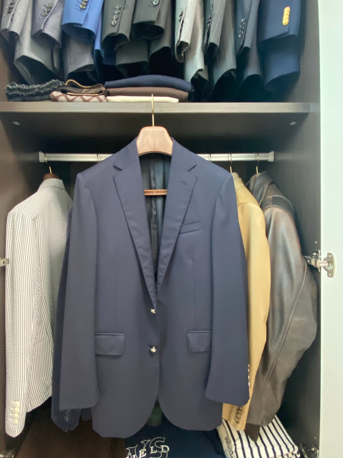 폴로 랄프로렌(POLO RALPH LAUREN) 네이비 은장 자켓 상품이미지1