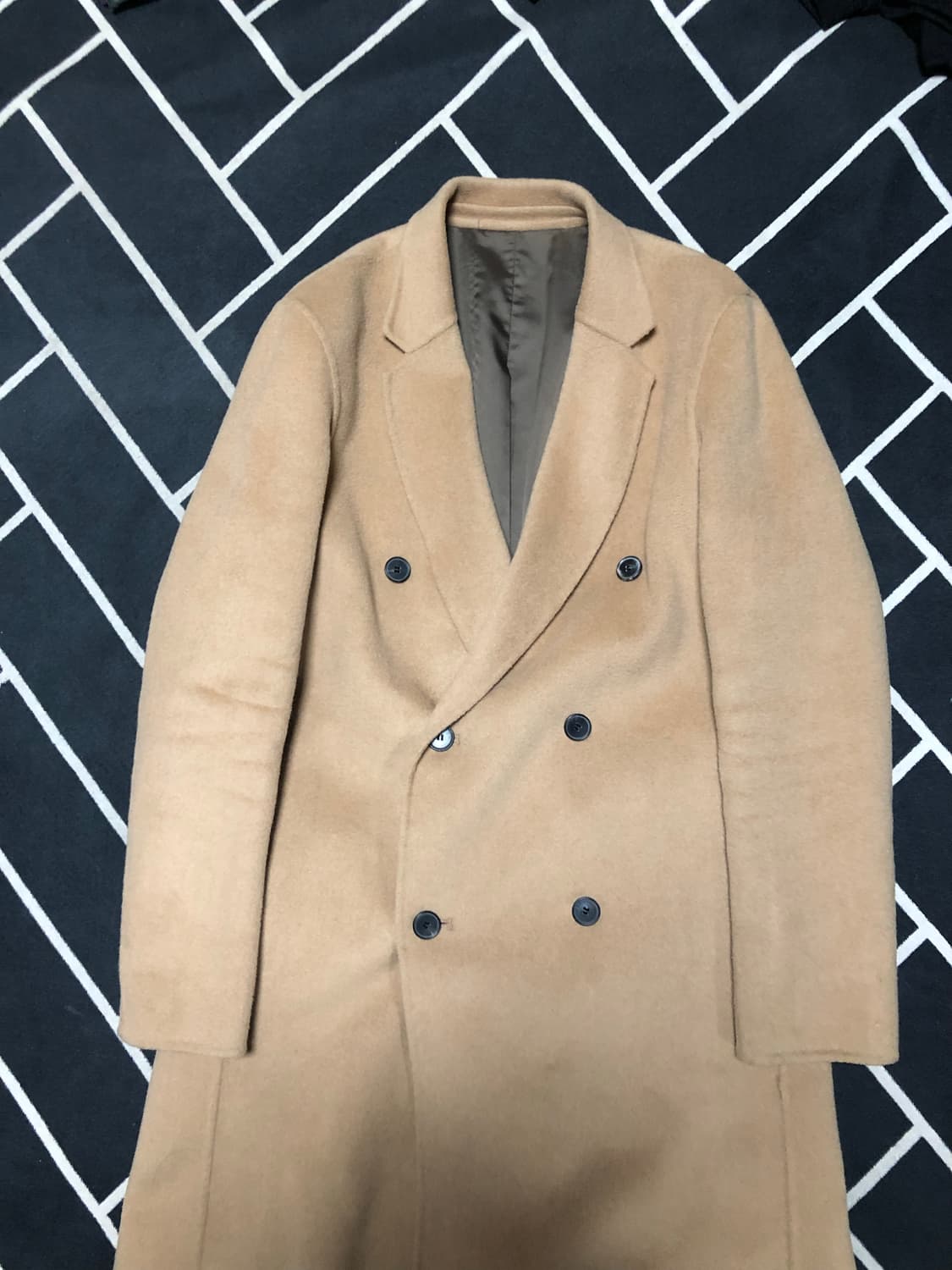 색감이쁜 더블 핸드메이드 코트 / 옴므 몽클레어 니트코트 우영미 타임 상품이미지2