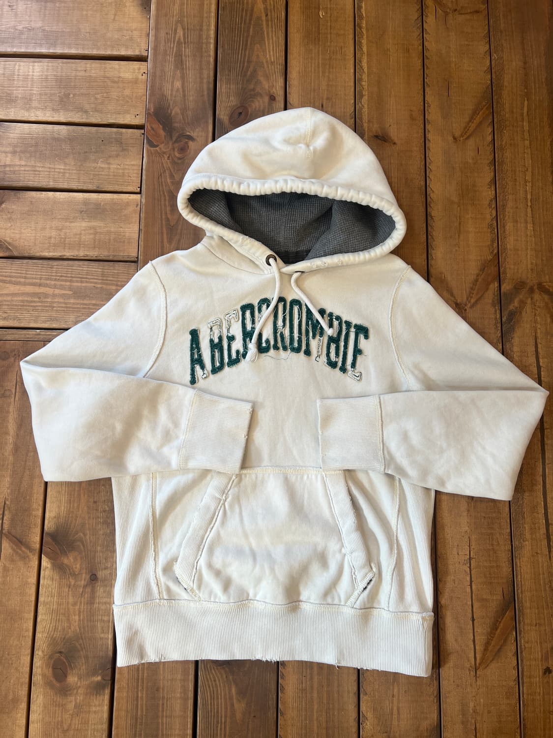 아베크롬비 화이트 로고 후드티 상품이미지6