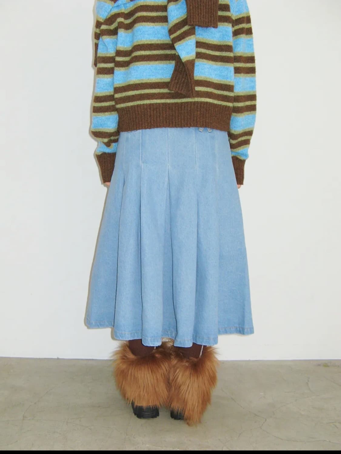 플리즈프로젝트 데님스커트 상품이미지3