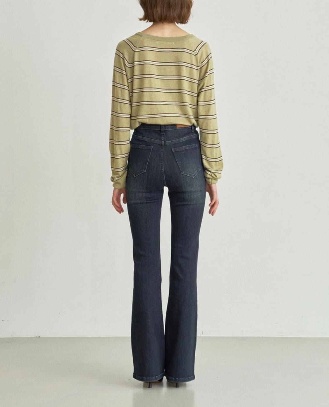 [미 시착 새 상품] 오브유이 슬림부츠컷 s 상품이미지2