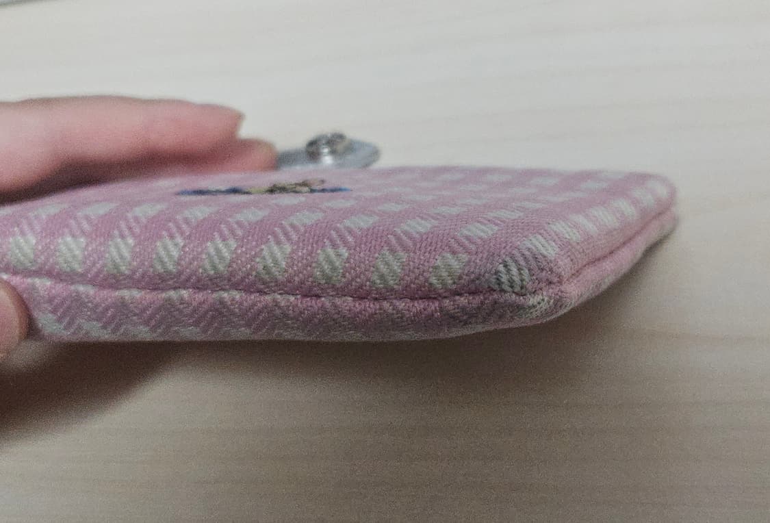 비비안웨스트우드 카드 체크무늬 코튼 지갑 상품이미지2