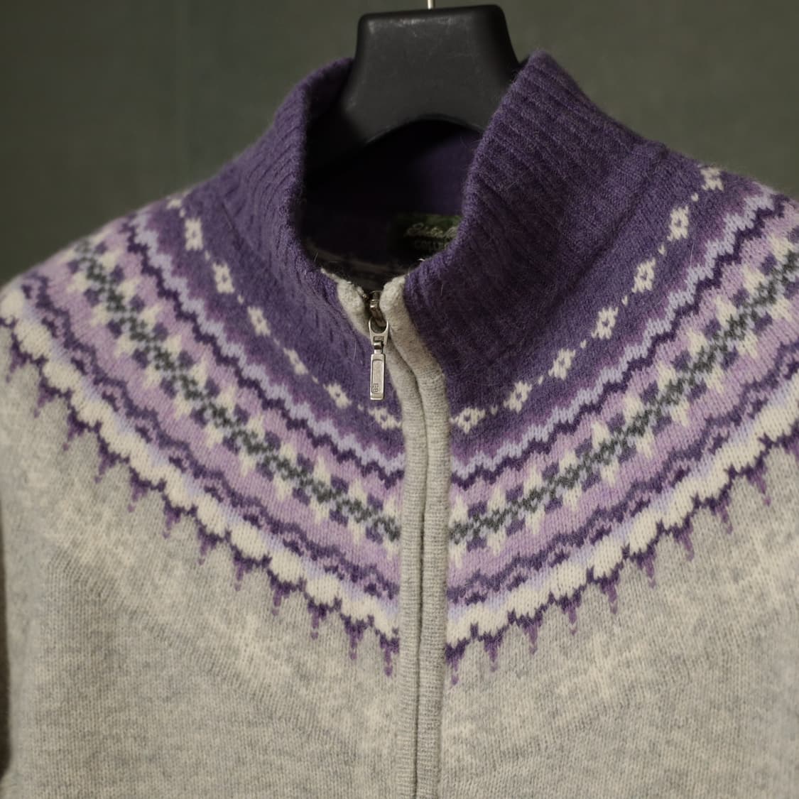 에디바우어 콜렉티블스 앙고라 집업 니트 상품이미지4