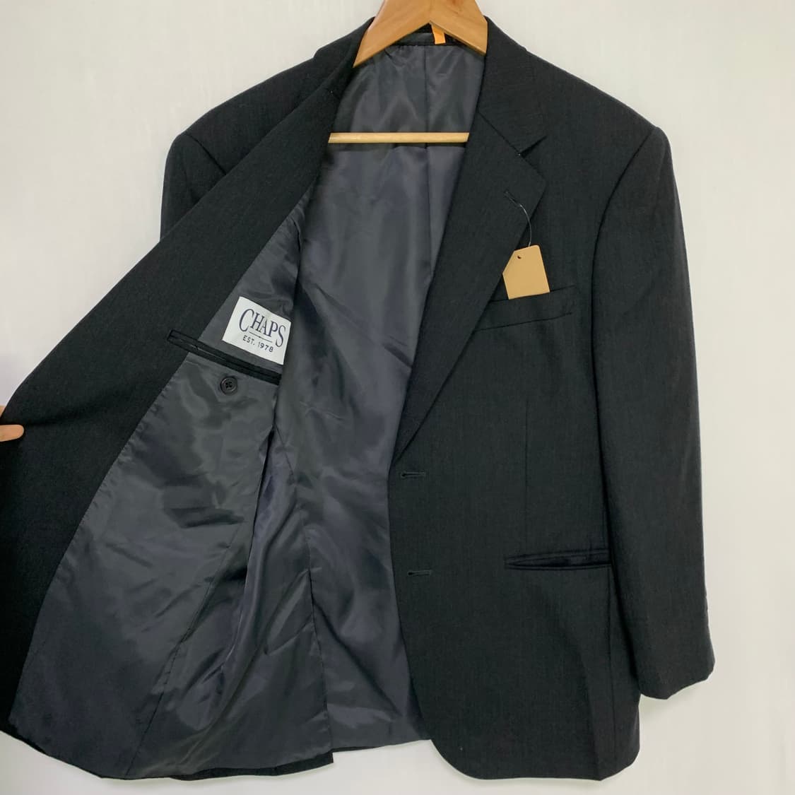챕스 Chaps 빈티지 남성 블랙 정장 블레이저 자켓 상품이미지5