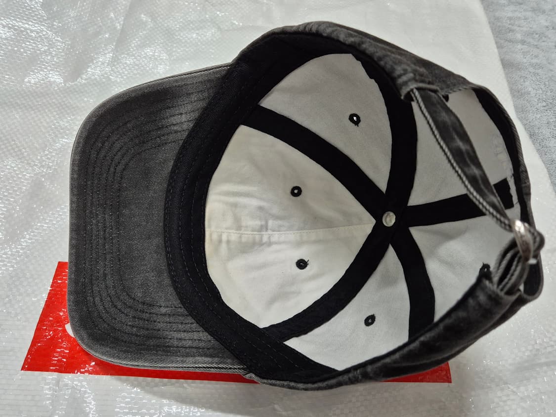 (os) 슈프림 피그먼트 S로고 캡 블랙 6패널 모자 상품이미지3