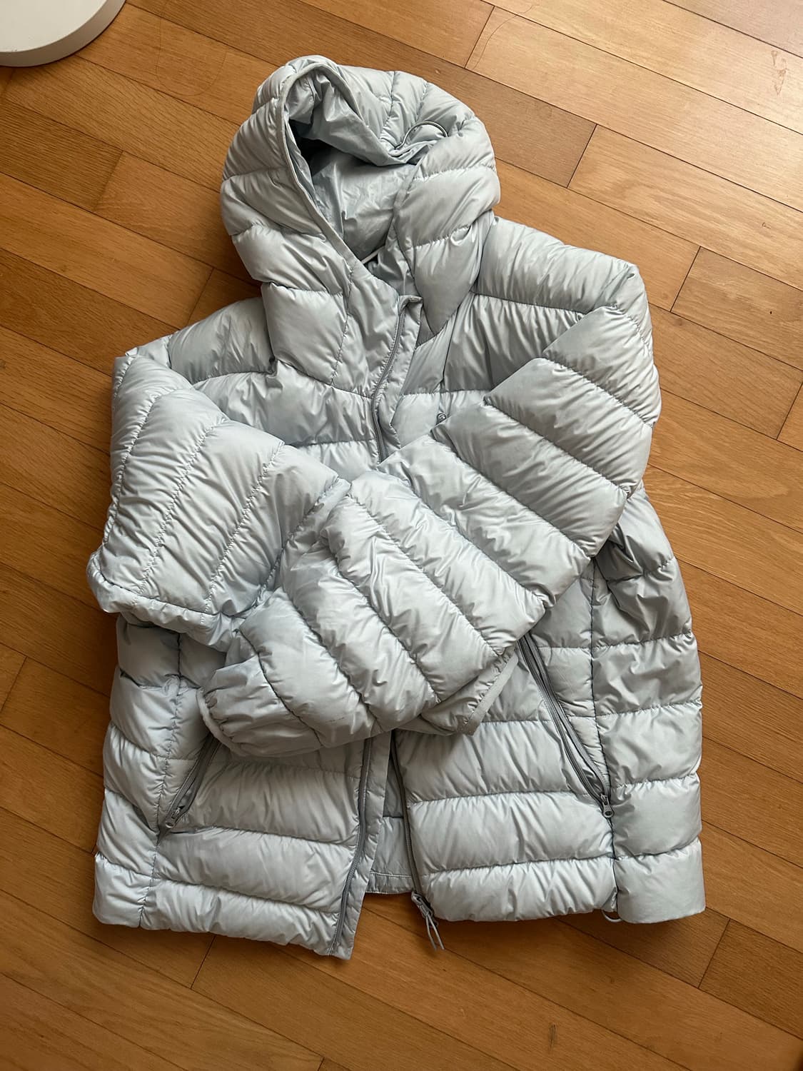 무신사스탠다드 경량패딩 클라우드블루 xxl팝니다 상품이미지1