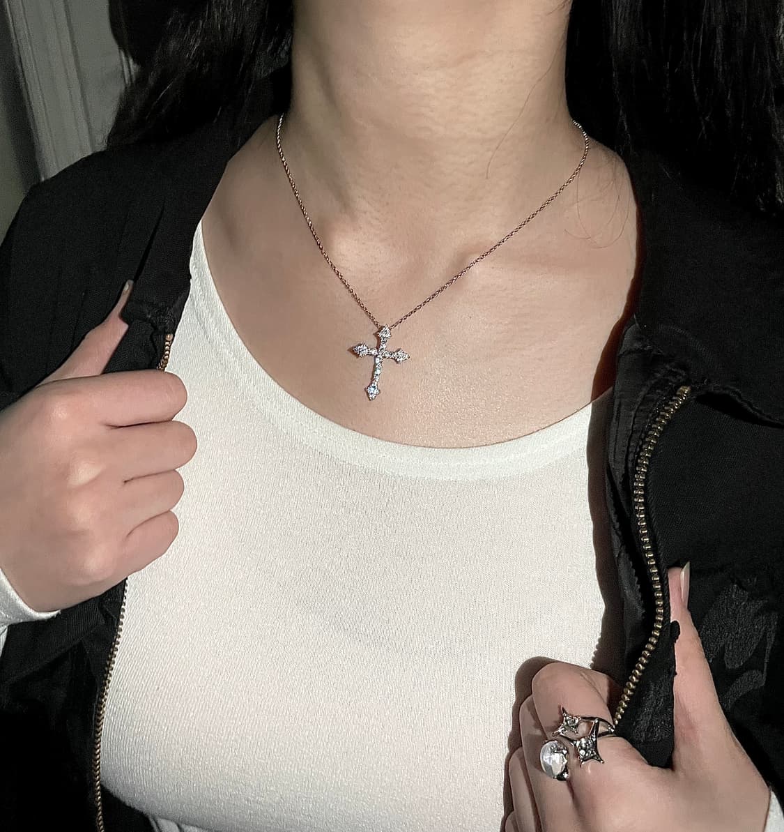 pcr053 Not opium the cross sky necklace  상품이미지9