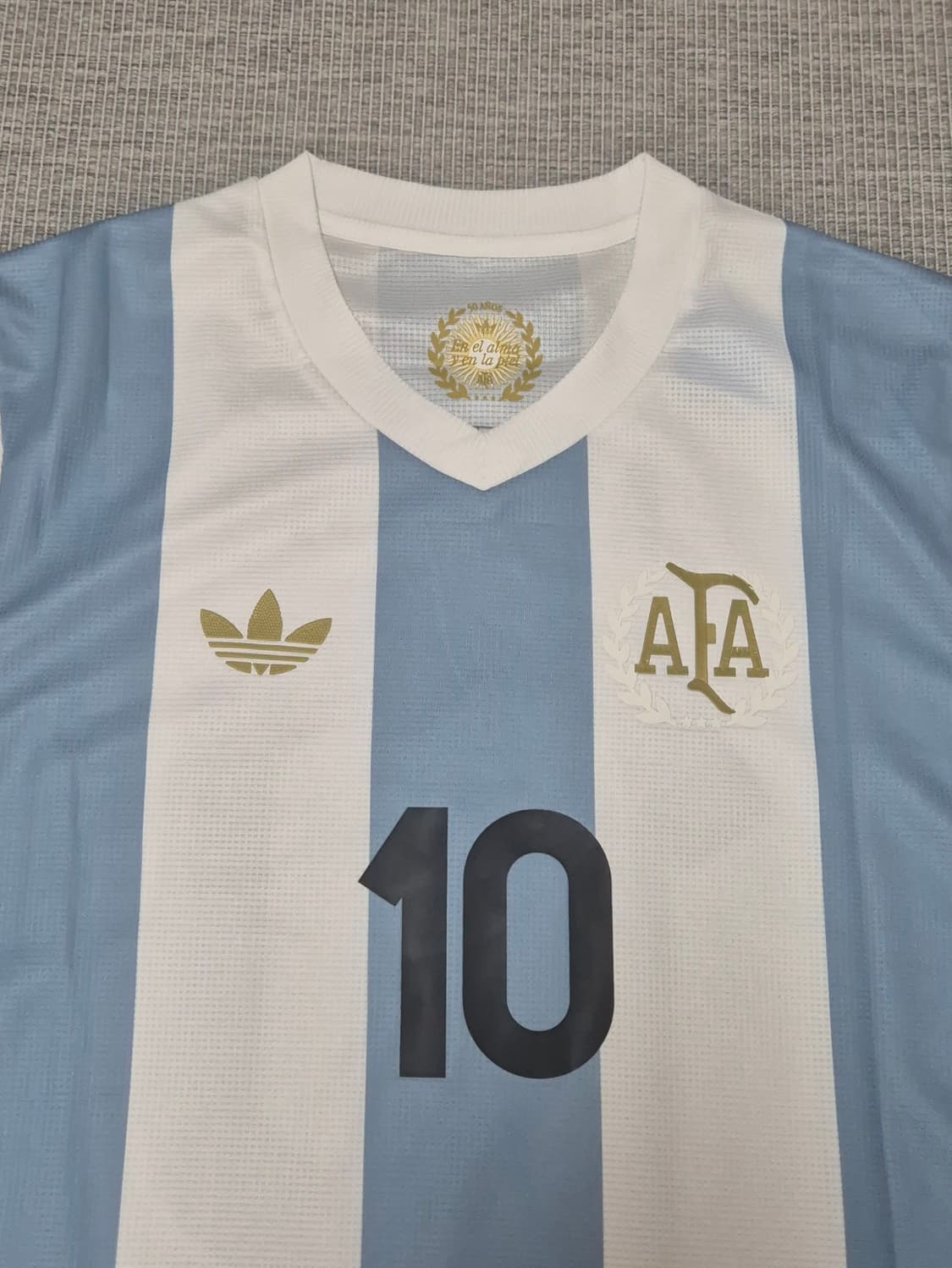 아르헨티나 국대 메시 유니폼 L사이즈 50주년 기념 상품이미지4