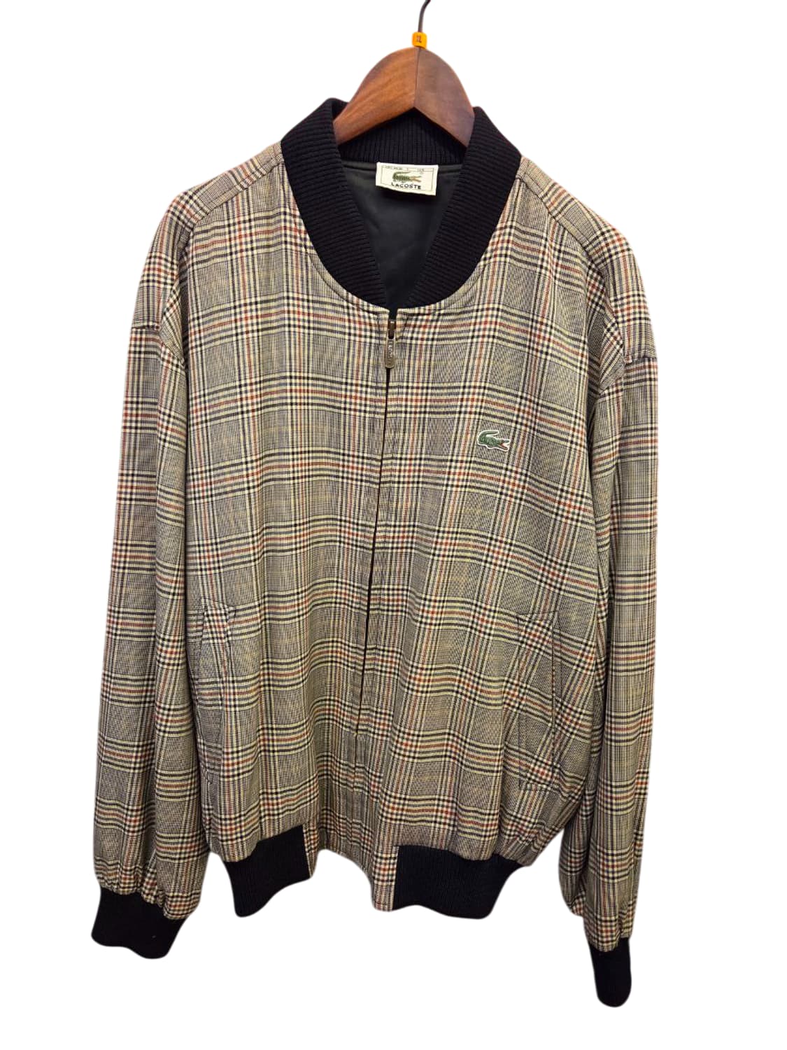 라코스테 체크 집업 자켓 상품이미지1